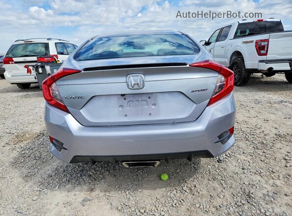 2HGFC2F86LH526127 2020 HONDA CIVIC Серебряный Вид сзади