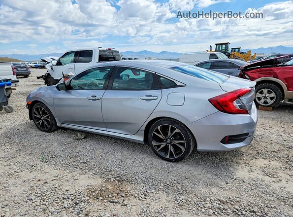 2HGFC2F86LH526127 2020 HONDA CIVIC Серебряный Задняя левая четверть