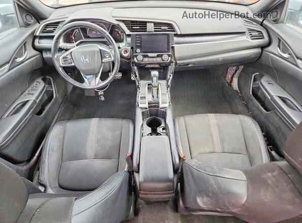 2HGFC2F86LH526127 2020 HONDA CIVIC Серебряный Вид панели приборов