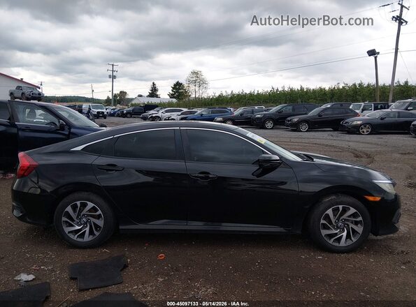 2HGFC2F87GH504076 2016 HONDA CIVIC Black Rear interior view