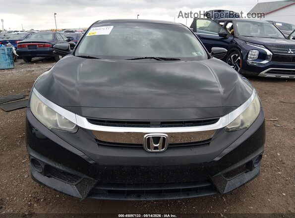2HGFC2F87GH504076 2016 HONDA CIVIC Black Instrument cluster view