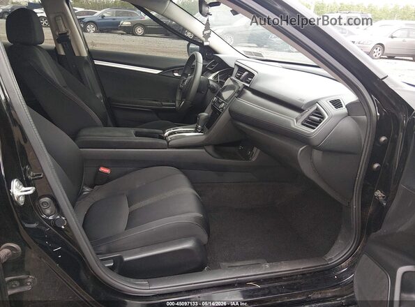 2HGFC2F87GH504076 2016 HONDA CIVIC Black Front interior view
