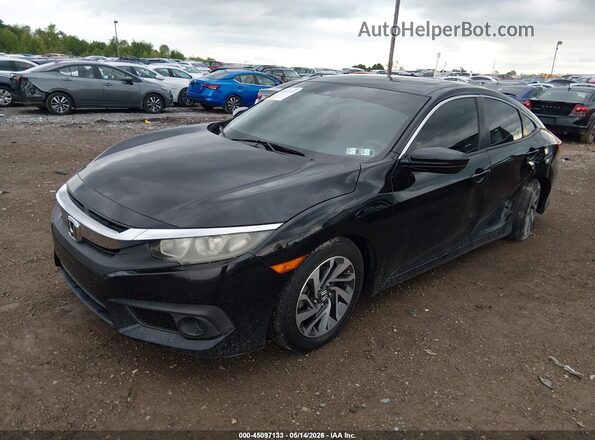 2HGFC2F87GH504076 2016 HONDA CIVIC Black Front left
