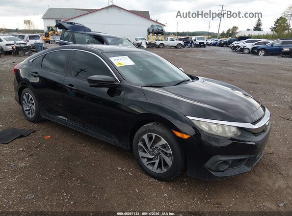 2HGFC2F87GH504076 2016 HONDA CIVIC Black Front right