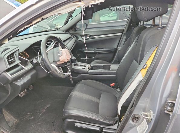 2HGFC2F87KH562858 2019 HONDA CIVIC Silver Вид салону спереду