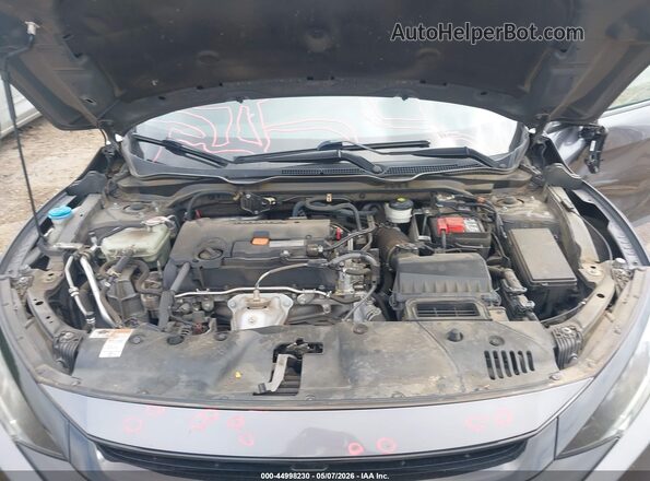 2HGFC2F87KH563413 2019 HONDA CIVIC Gray Widok z tyłu