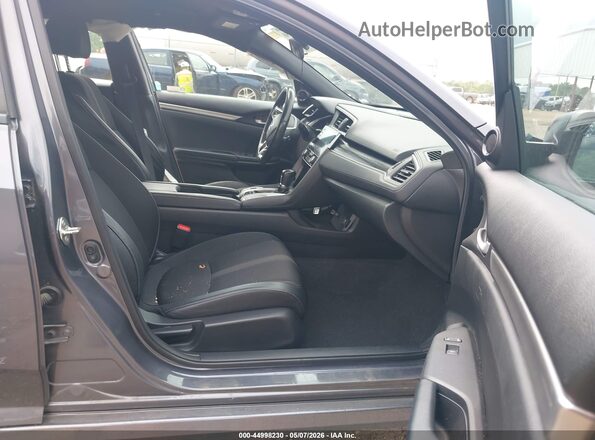 2HGFC2F87KH563413 2019 HONDA CIVIC Gray Widok wnętrza z przodu