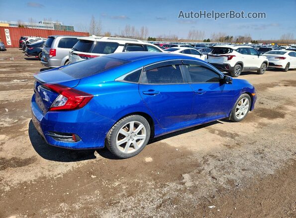2HGFC2F87MH007234 2021 HONDA CIVIC Blue Trasero derecho