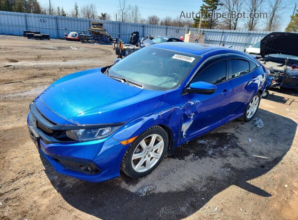 2HGFC2F87MH007234 2021 HONDA CIVIC Blue Vista tres cuartos delantera izquierda