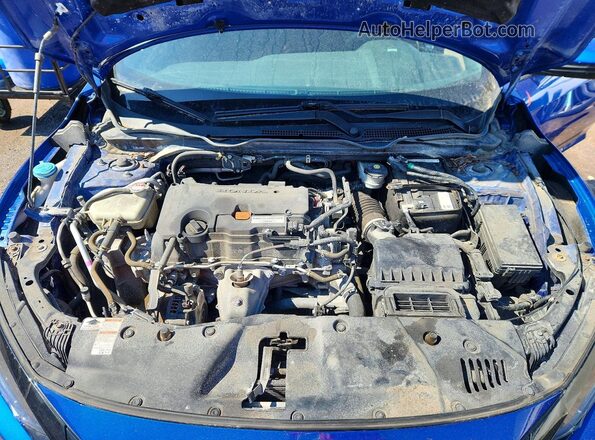 2HGFC2F87MH007234 2021 HONDA CIVIC Blue Vista interior trasera