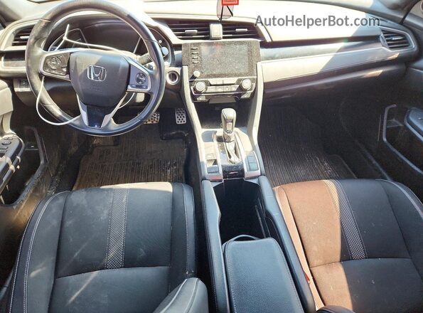 2HGFC2F87MH007234 2021 HONDA CIVIC Blue Vista del salpicadero
