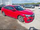 2018 Honda Civic Ex Red vin: 2HGFC2F88JH519788