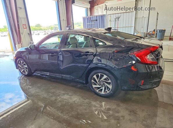 2HGFC2F88JH533383 2018 HONDA CIVIC Black Trasero izquierdo