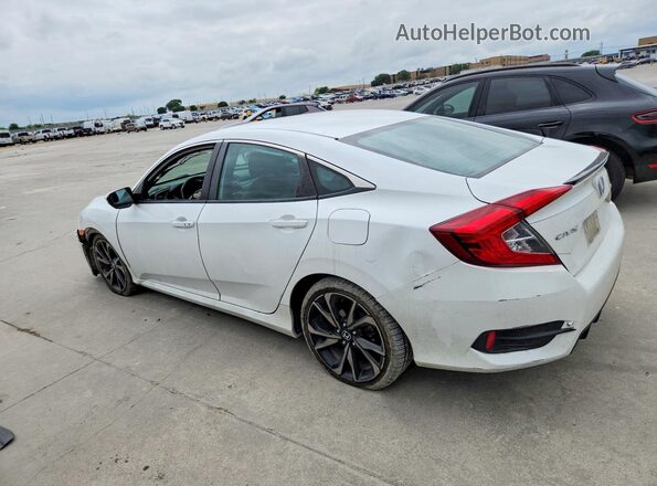 2HGFC2F88LH536013 2020 HONDA CIVIC White Հետևի ձախ