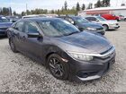 2018 Honda Civic Ex Gray vin: 2HGFC2F89JH502157