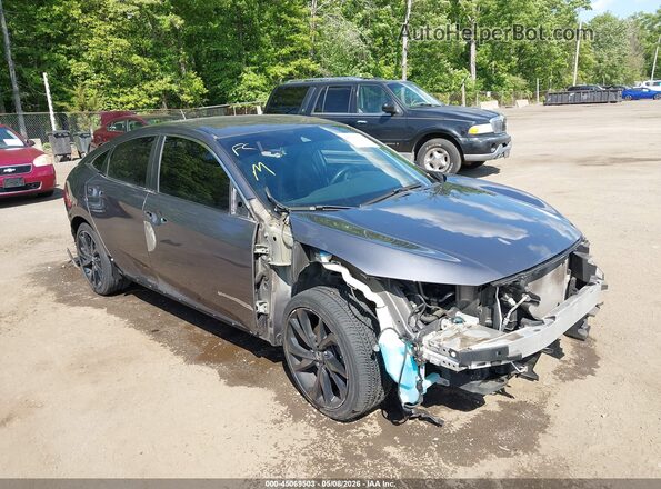 2HGFC2F89KH503925 2019 HONDA CIVIC Gray Przód prawy