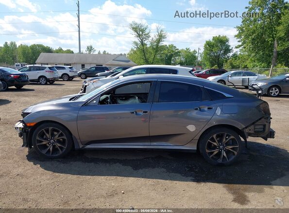 2HGFC2F89KH503925 2019 HONDA CIVIC Gray 