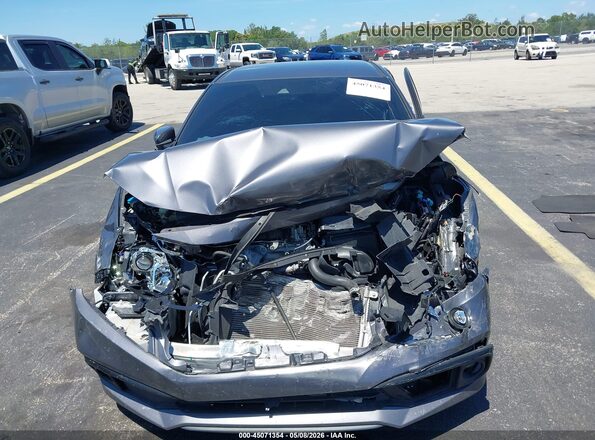 2HGFC2F89KH606682 2019 HONDA CIVIC Серый Вид спереди