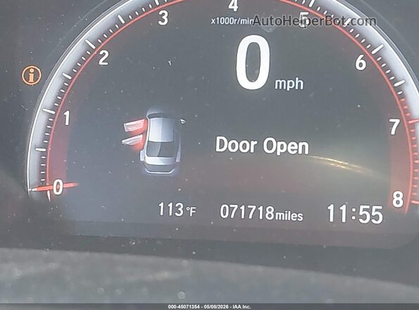 2HGFC2F89KH606682 2019 HONDA CIVIC Серый 