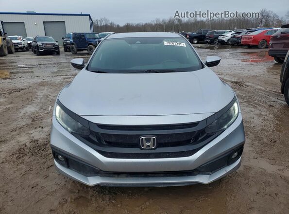 2HGFC2F89MH531503 2021 HONDA CIVIC Серебряный Вид спереди