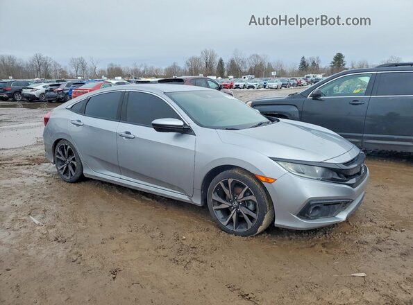 2HGFC2F89MH531503 2021 HONDA CIVIC Серебряный Передняя правая четверть