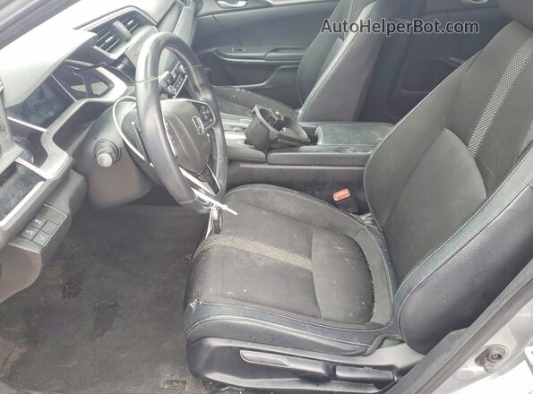 2HGFC2F89MH531503 2021 HONDA CIVIC Серебряный Вид салона спереди