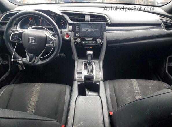 2HGFC2F89MH531503 2021 HONDA CIVIC Серебряный Вид панели приборов