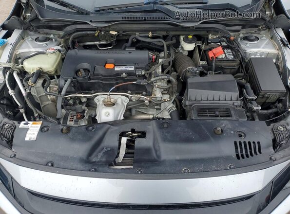 2HGFC2F89MH531503 2021 HONDA CIVIC Серебряный Вид задней части салона