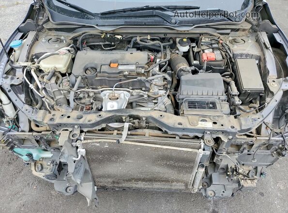 2HGFC2F8XLH537535 2020 HONDA CIVIC Gray Вид задньої частини салону