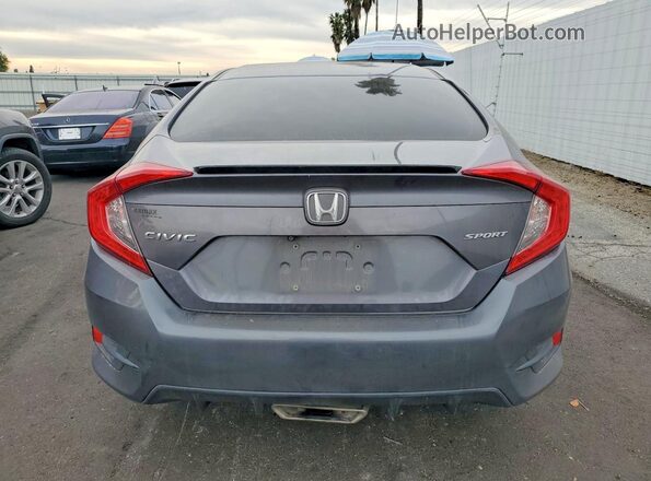 2HGFC2F8XLH537535 2020 HONDA CIVIC Gray Вид ззаду