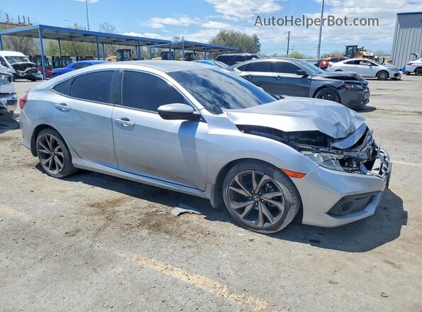 2HGFC2F8XLH559261 2020 HONDA CIVIC Silver Передня права чверть
