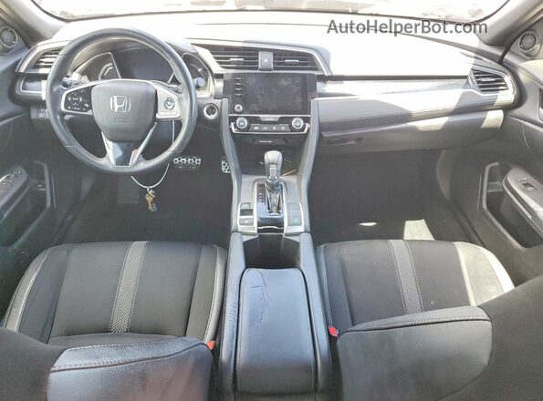 2HGFC2F8XLH559261 2020 HONDA CIVIC Silver Вид панелі приладів