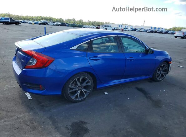 2HGFC2F8XMH535561 2021 HONDA CIVIC Blue Задня права чверть