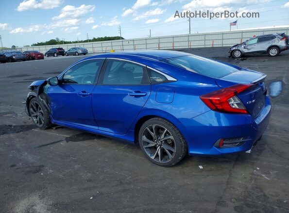 2HGFC2F8XMH535561 2021 HONDA CIVIC Blue Задня ліва чверть