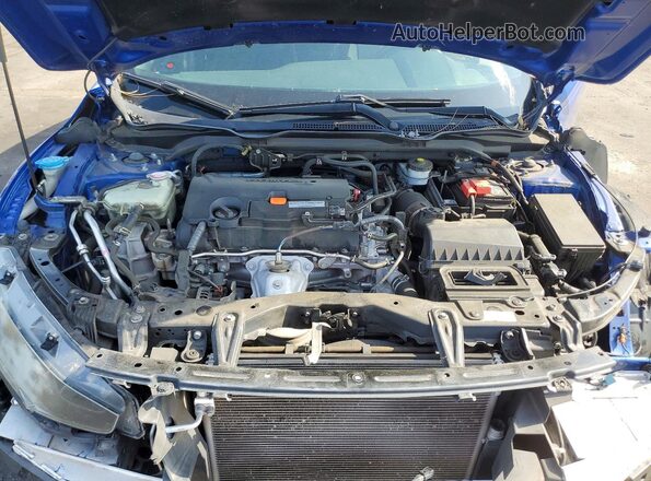 2HGFC2F8XMH535561 2021 HONDA CIVIC Blue Вид задньої частини салону