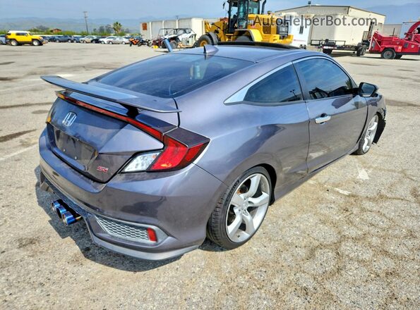 2HGFC3A54HH750720 2017 HONDA CIVIC Серый Задняя правая четверть