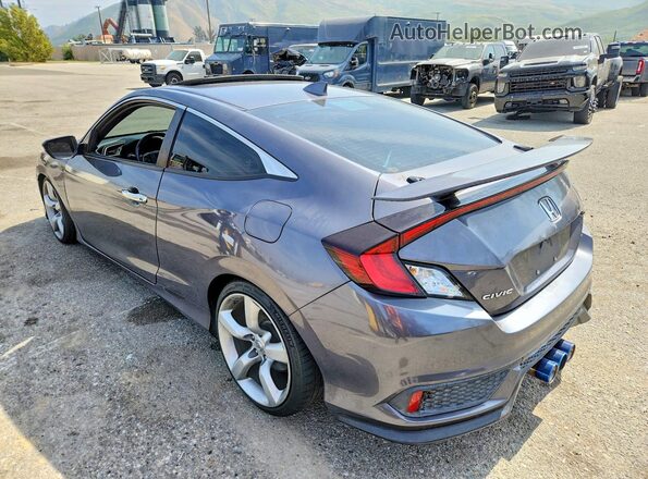 2HGFC3A54HH750720 2017 HONDA CIVIC Серый Задняя левая четверть