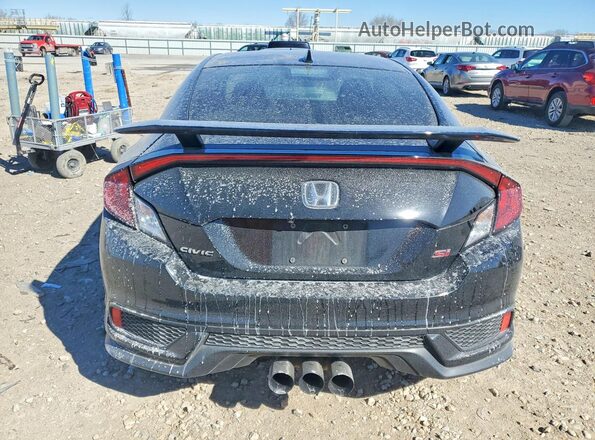 2HGFC3A54JH757902 2018 HONDA CIVIC Черный Вид сзади