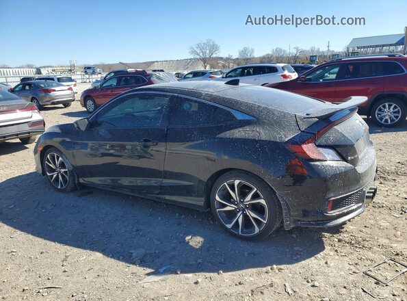 2HGFC3A54JH757902 2018 HONDA CIVIC Черный Задняя левая четверть