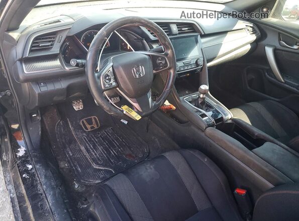 2HGFC3A54JH757902 2018 HONDA CIVIC Черный Вид панели приборов