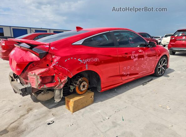 2HGFC3A56HH750279 2017 HONDA CIVIC Red უკანა მარჯვენა