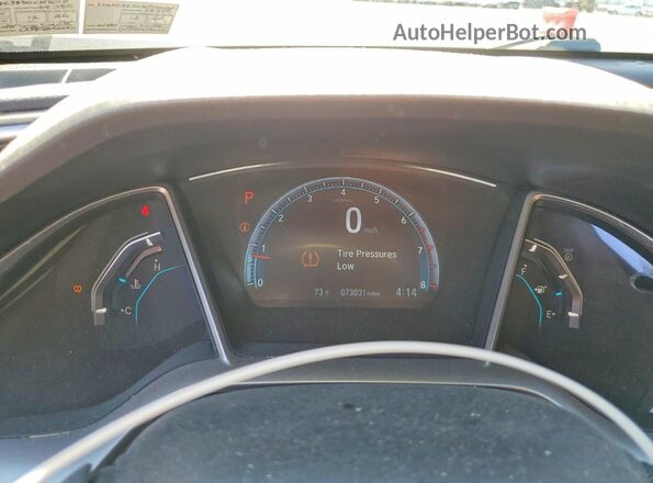 2HGFC3B30JH356604 2018 HONDA CIVIC Черный Вид щитка приборов