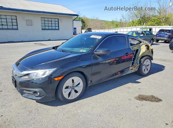 2HGFC3B30JH356604 2018 HONDA CIVIC Черный Передняя левая четверть