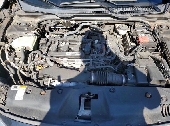 2HGFC3B30JH356604 2018 HONDA CIVIC Черный Вид задней части салона