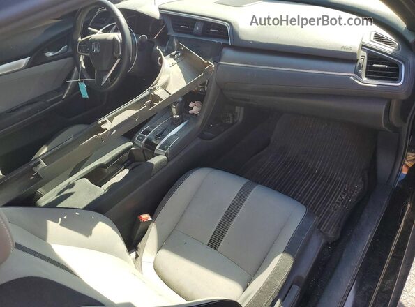 2HGFC3B30JH356604 2018 HONDA CIVIC Черный Вид панели приборов