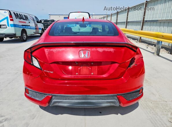 2HGFC3B31GH355356 2016 HONDA CIVIC Red Widok z tyłu