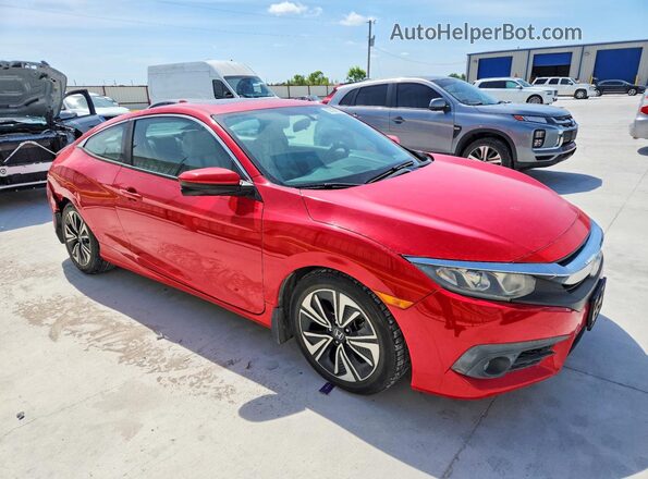 2HGFC3B31GH355356 2016 HONDA CIVIC Red Przód prawy