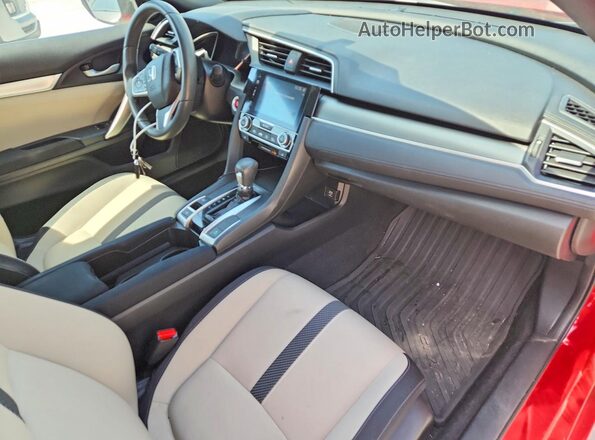 2HGFC3B31GH355356 2016 HONDA CIVIC Red Widok deski rozdzielczej