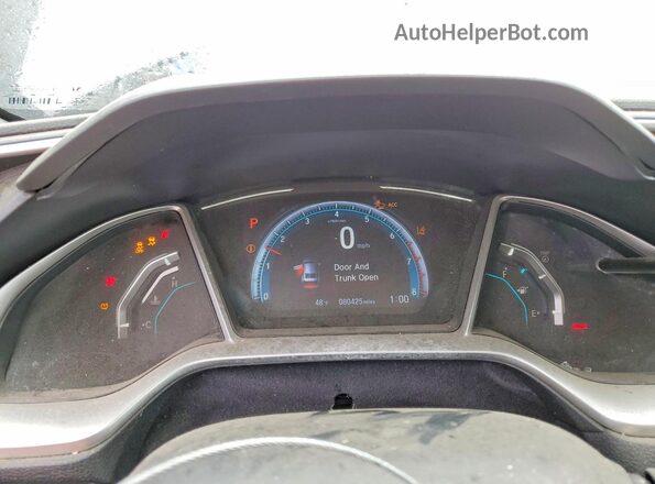 2HGFC3B32LH351598 2020 HONDA CIVIC Silver ხელსაწყოთა პანელის ხედი