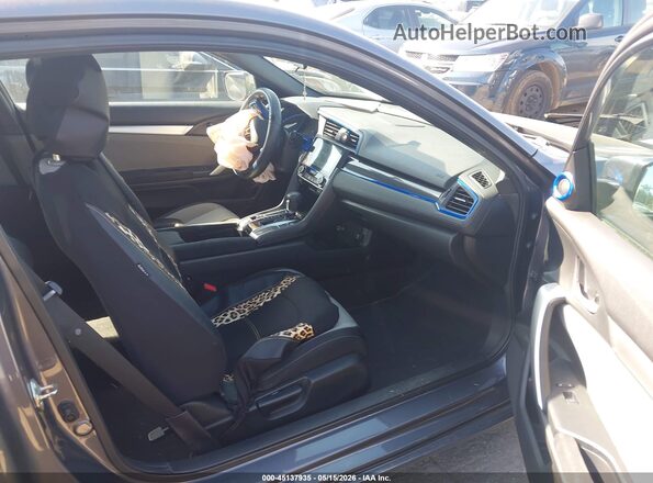 2HGFC3B36HH360554 2017 HONDA CIVIC Gray Widok wnętrza z przodu